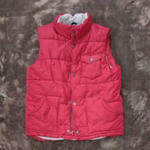 Red Quilted Puffer Vest